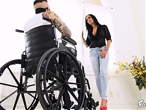 hot babe ruined by disabled dude